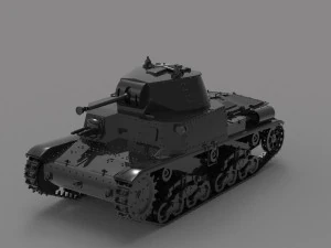 Tank M1542 READY TO PRINT MODEL 3D Print Model