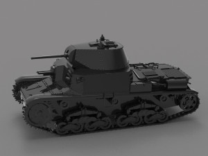 Tank M1542 READY TO PRINT MODEL 3D 打印模型