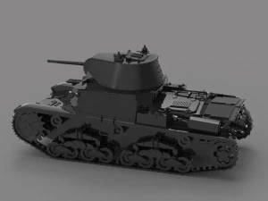Tank M1542 READY TO PRINT MODEL 3D Print Model
