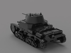 Tank M1542 READY TO PRINT MODEL 3D 打印模型