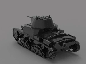 Tank M1542 READY TO PRINT MODEL 3D Print Model