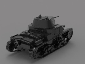 Tank M1542 READY TO PRINT MODEL 3D 打印模型