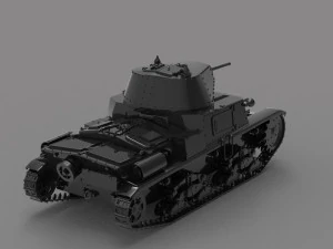 Tank M1542 READY TO PRINT MODEL 3D Print Model