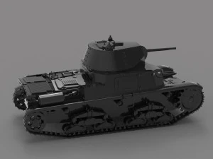 Tank M1542 READY TO PRINT MODEL 3D Print Model