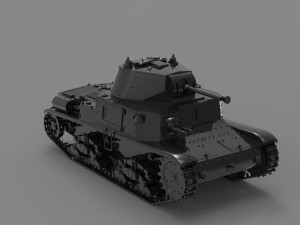 Tank M1542 READY TO PRINT MODEL 3D 打印模型