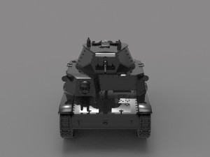 Tank M1542 READY TO PRINT MODEL 3D 打印模型