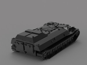 Tank MTLB Ambulance READY TO PRINT MODEL Modelo de Impressão 3D