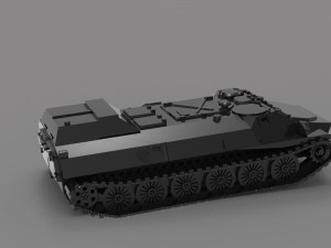 Tank MTLB Ambulance READY TO PRINT MODEL 3D 打印模型
