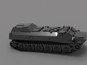 Tank MTLB Ambulance READY TO PRINT MODEL 3D 打印模型