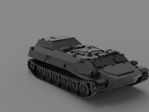 Tank MTLB Ambulance READY TO PRINT MODEL 3D 打印模型