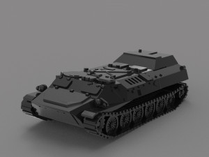 Tank MTLB Ambulance READY TO PRINT MODEL 3D 打印模型