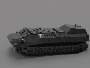 Tank MTLB Ambulance READY TO PRINT MODEL 3D 打印模型