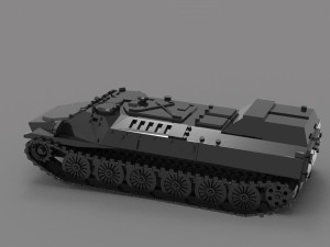 Tank MTLB Ambulance READY TO PRINT MODEL 3D 打印模型