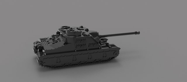 Tank tortoise READY TO PRINT MODEL 3D Print Model .c4d .max .obj .3ds .fbx .stl .blend 