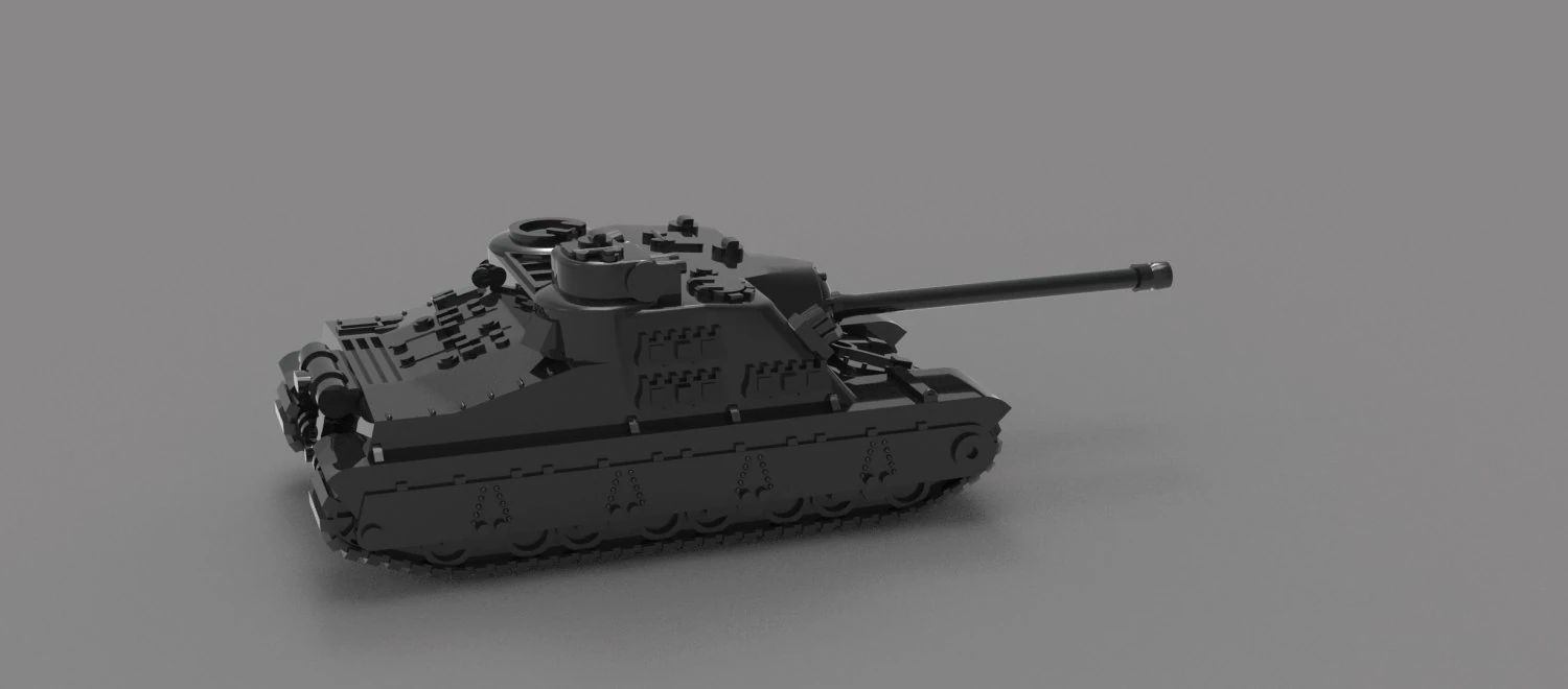 Tank tortoise READY TO PRINT MODEL 3D Print Model .c4d .max .obj .3ds .fbx .stl .blend 
