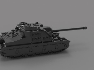 Tank tortoise READY TO PRINT MODEL 3Dプリントモデル