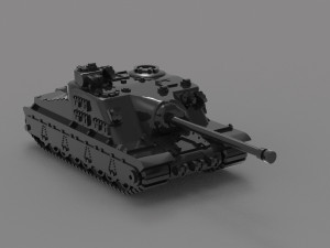 Tank tortoise READY TO PRINT MODEL 3D Print Model