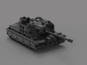 Tank tortoise READY TO PRINT MODEL 3D Print Model