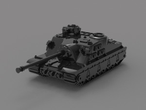 Tank tortoise READY TO PRINT MODEL 3D Print Model