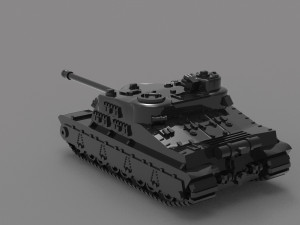 Tank tortoise READY TO PRINT MODEL 3D Print Model