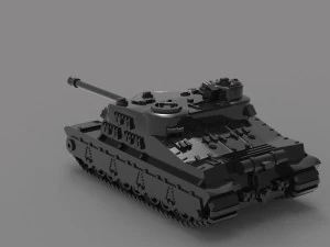 Tank tortoise READY TO PRINT MODEL 3D Print Model