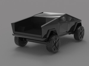 Tesla truck READY TO PRINT MODEL Modelo de Impressão 3D