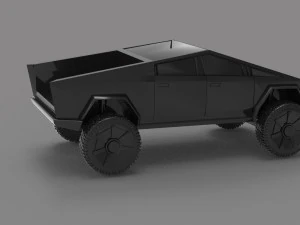 Tesla truck READY TO PRINT MODEL 3D Print Model