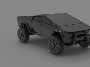 Tesla truck READY TO PRINT MODEL 3D Print Model