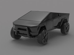 Tesla truck READY TO PRINT MODEL 3D Print Model