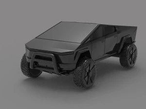 Tesla truck READY TO PRINT MODEL 3D Print Model