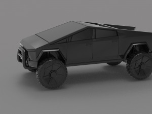 Tesla truck READY TO PRINT MODEL 3D Print Model