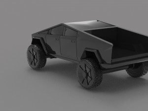 Tesla truck READY TO PRINT MODEL 3D Print Model