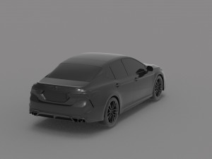 Toyota camry Car READY TO PRINT MODEL 3D Print Model