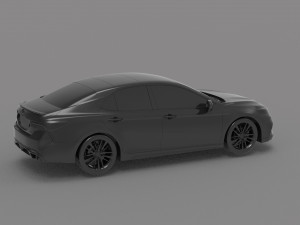 Toyota camry Car READY TO PRINT MODEL 3D Print Model