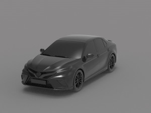 Toyota camry Car READY TO PRINT MODEL 3D Print Model