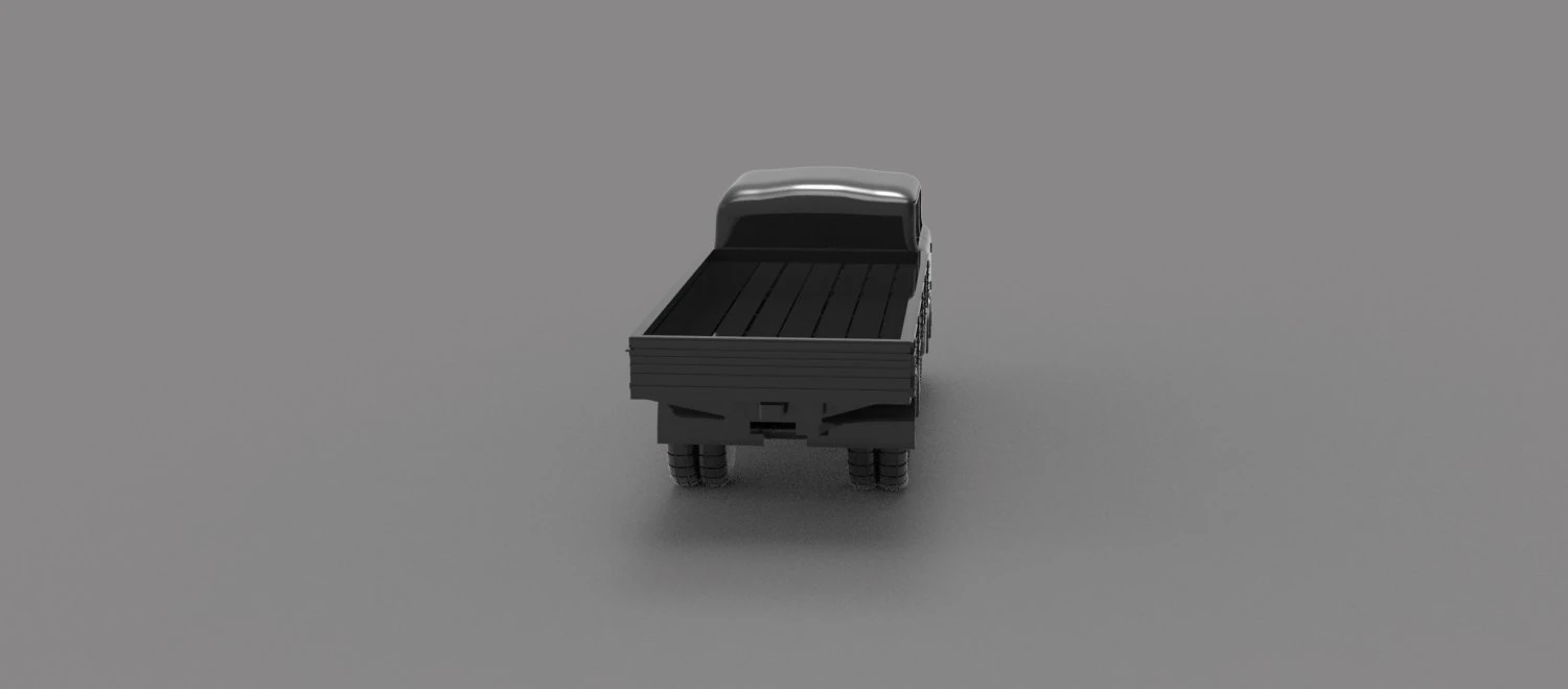 Truck skoda liaz READY TO PRINT MODEL 3D Print Model .c4d .max .obj .3ds .fbx .stl .blend