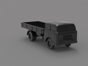 Truck skoda liaz READY TO PRINT MODEL 3D Print Model