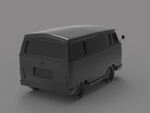 Volkswagen bus READY TO PRINT MODEL 3D Print Model