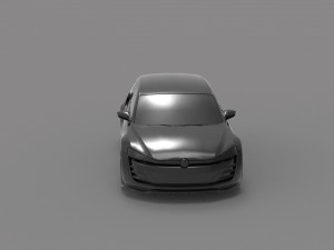 Volkswagen GTi Vision Car READY TO PRINT MODEL Modèles 3D en vedette