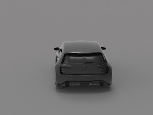 Volkswagen GTi Vision Car READY TO PRINT MODEL Modèles 3D en vedette