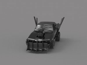 Wasteland vehicle Car READY TO PRINT MODEL 3D Print Model