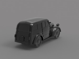 Fiat Topolino - old car READY TO PRINT MODEL Modello di stampa 3D