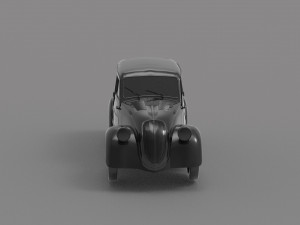 Fiat Topolino - old car READY TO PRINT MODEL Modello di stampa 3D