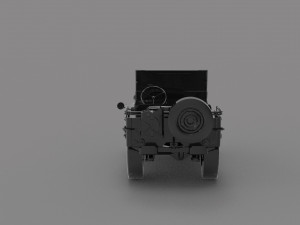 Willys MB Jeep Forza Horizon Car READY TO PRINT MODEL Modello di stampa 3D