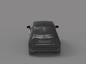 Car Fiat 500 READY TO PRINT MODEL 3D Print Model