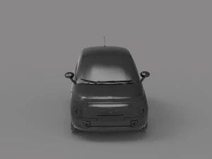 Car Fiat 500 READY TO PRINT MODEL 3D Print Model