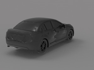 Chevrolet cruze car READY TO PRINT MODEL 3D Принт Модель