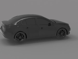 Chevrolet cruze car READY TO PRINT MODEL 3D Принт Модель