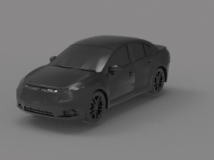 Chevrolet cruze car READY TO PRINT MODEL 3D Принт Модель