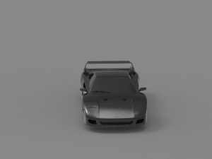Ferrari F40 car READY TO PRINT MODEL 3D Принт Модель